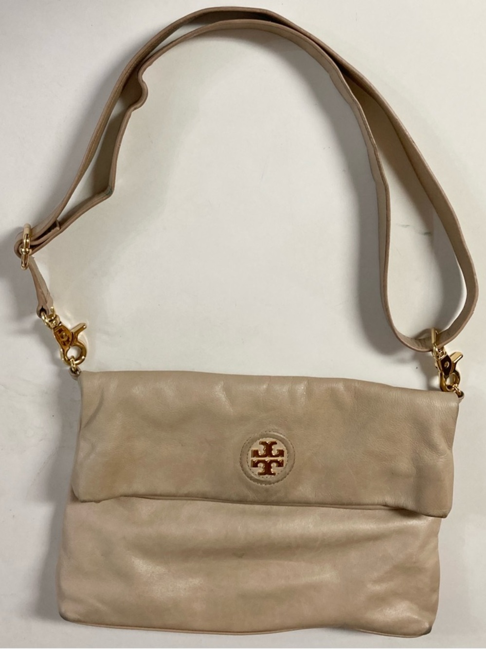 Tory Burch Tan Foldover Crossbody - Picture 12 of 12